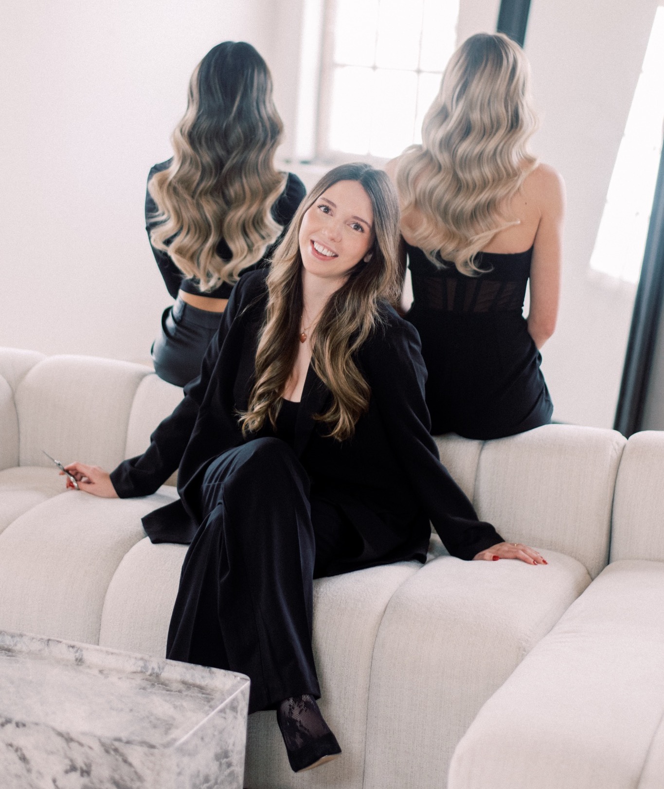 Portrait of the colourist behind The French Hair